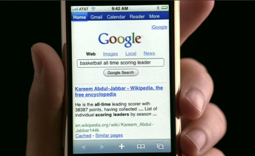Internet en el iPhone